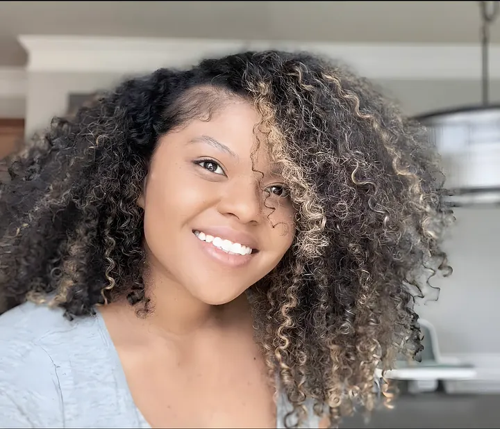 Curly highlights