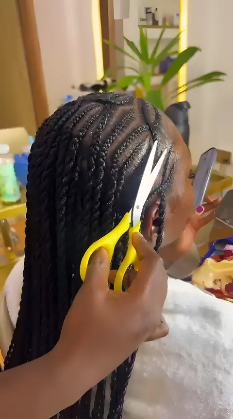 Braids, finished clean